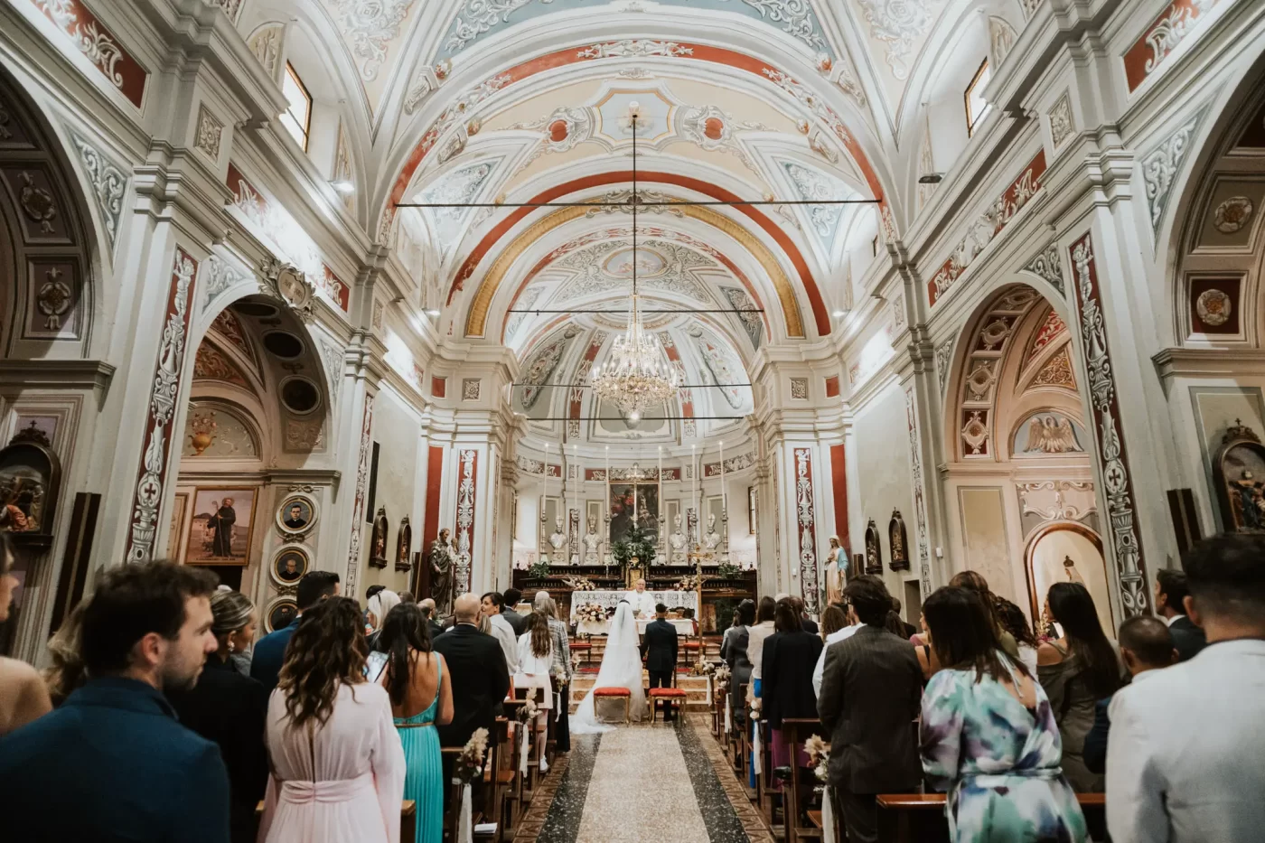 cerimonia matrimonio nella chiesa di pecorara