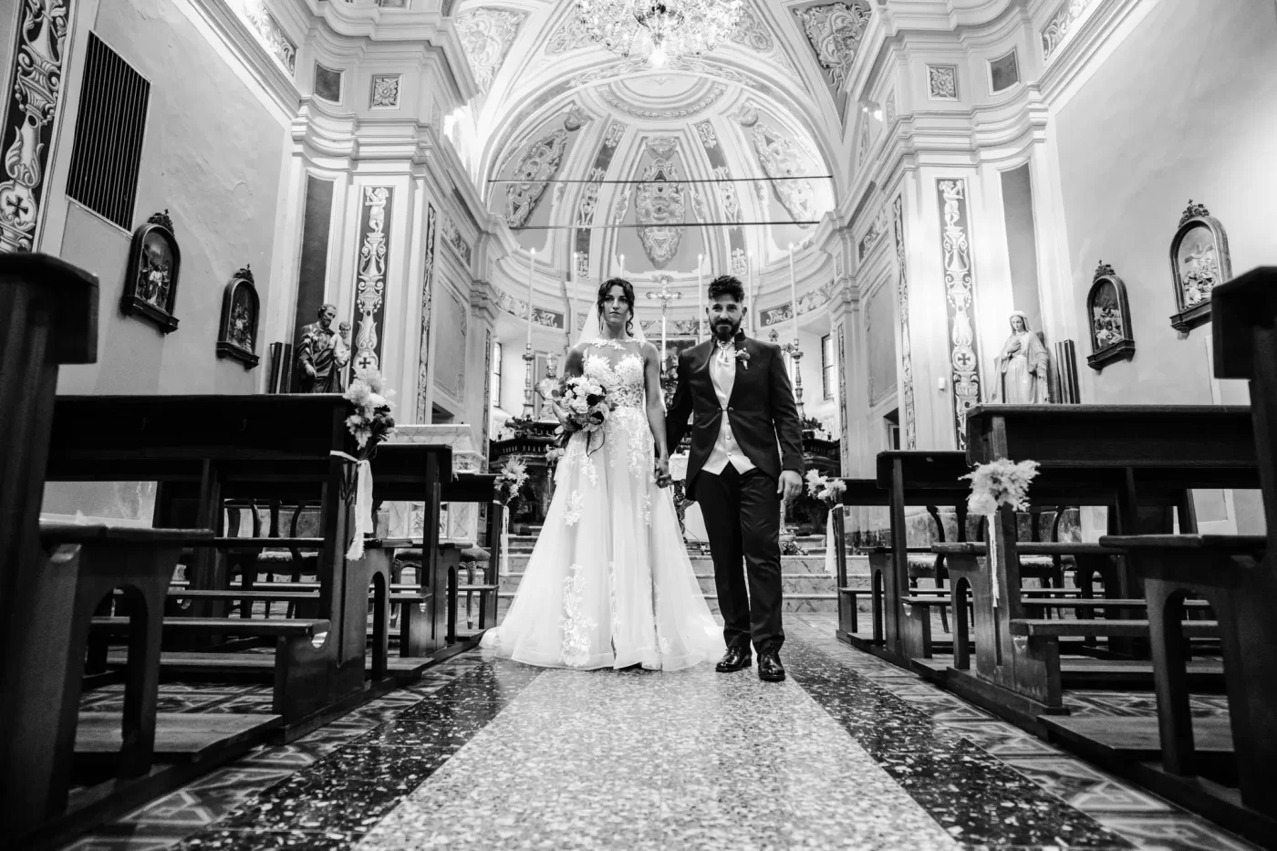 cerimonia matrimonio nella chiesa di pecorara